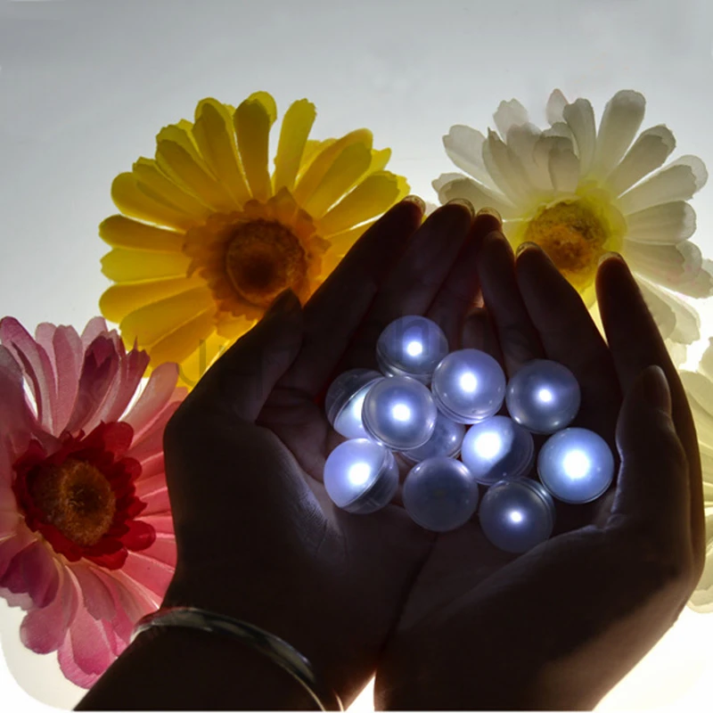 

12x Battery Operated Mini Fairy Ball Pearl Waterproof Floating LED Berries Light Halloween Christmas Decoration Party Table Vase