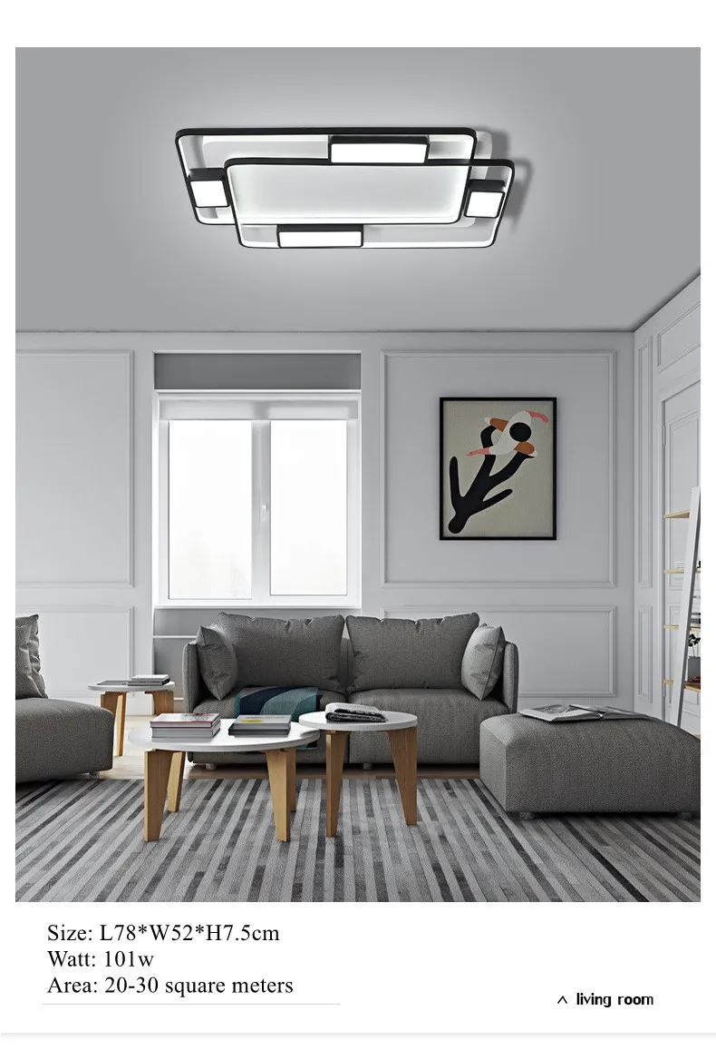 led ceiling lamp modern ceiling light  fixtures 6