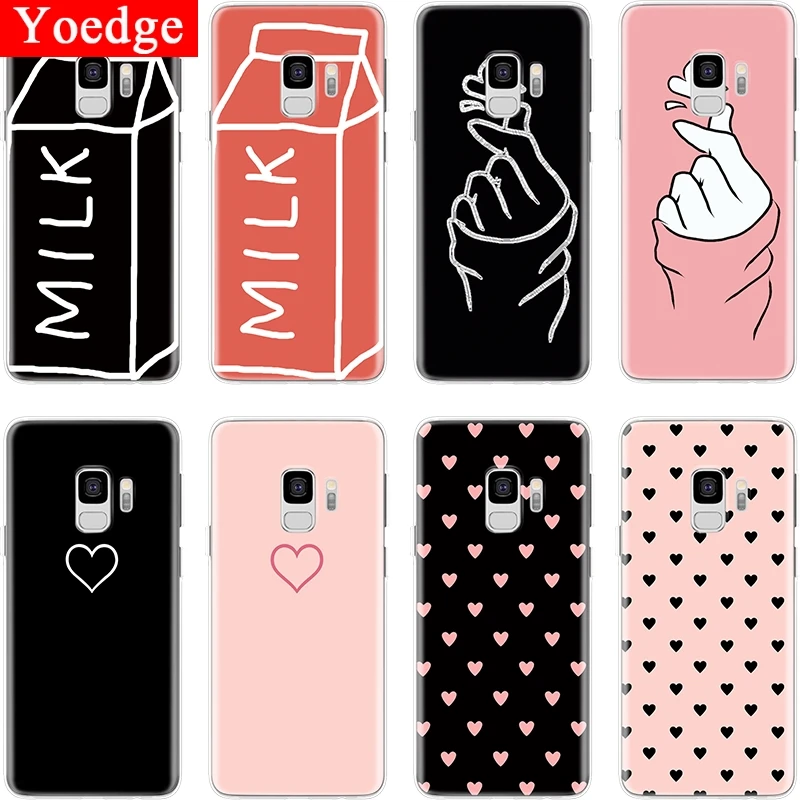 

Heart Case For Samsung Galaxy S10 S8 S9 Plus S10e A50 M20 Funda For Samsung J3 J4 J5 J6 J7 J8 A3 A5 A7 A8 A9 2017 2018 TPU Cover