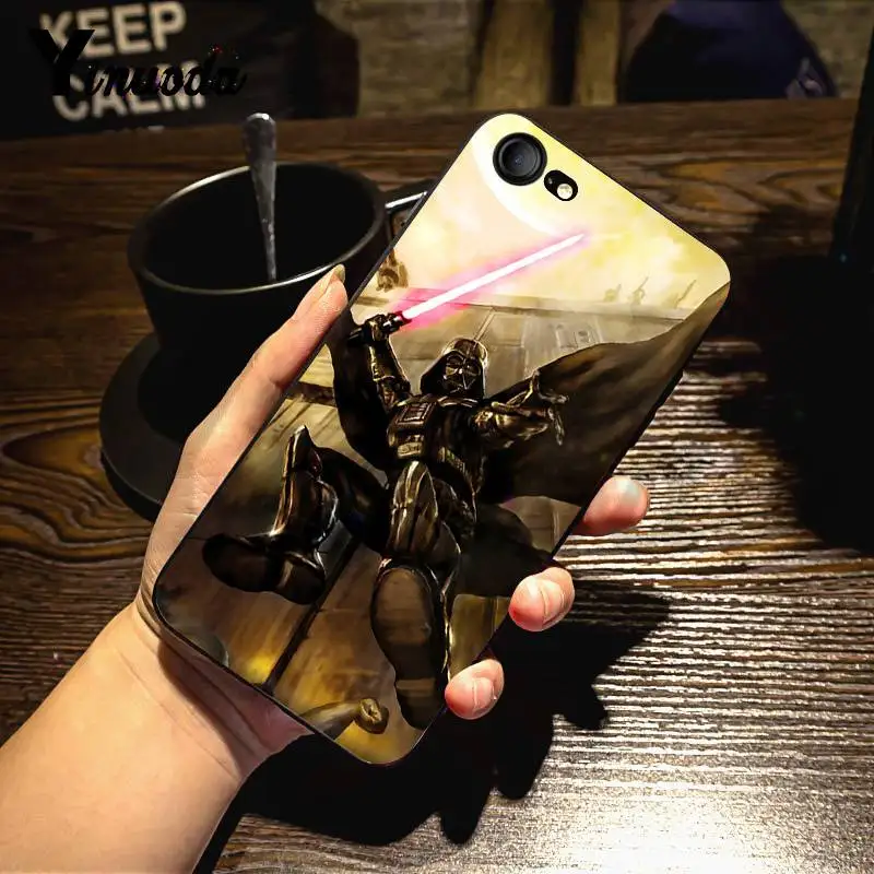 Yinuoda для iPhone 7 6 X Чехол Star Wars Изысканный Роскошный телефон чехол для iPhone 7X6 6S 8 Plus X 5 5S SE XS XR - Цвет: 6