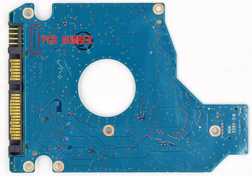 Печатная плата/номер платы жесткого диска Toshiba: G002641A / HDD2H84 HDD2H83|board board|board pcb |