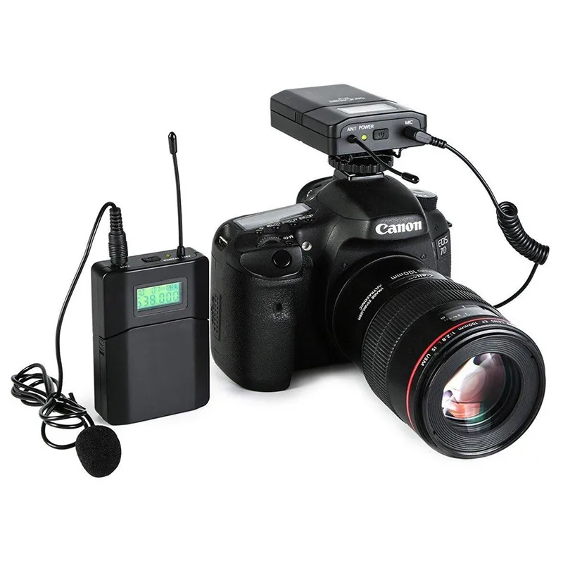 KINGKONO Professional Wireless Camera Recording Microphone for Outdoor