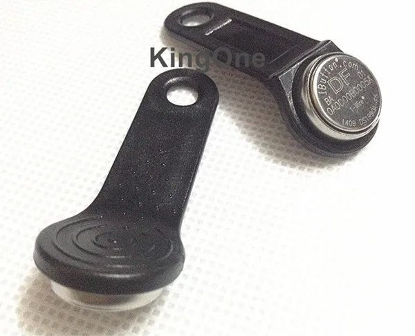 100 шт. Dallas DS1990A DS1990A-F5 iButton I-Button1990A-F5 электронный ключ контактный ключ TM карточка брелоков черная ручка