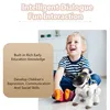 Jouet d'apprentissage éducatif avec télécommande, chien robot rc, jouet de simulation, ia peut chanter, parler, danser, jouer avec un enfant, nouveauté ► Photo 2/6
