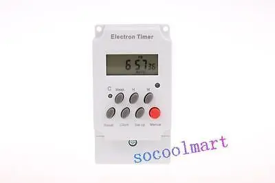 

AC 220V 25A Programmable Electronic Timer Switch KG316T-II