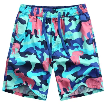 

Free shipping men Beach pants Fashion quick dry camouflage board shorts 472