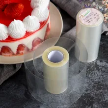 DIY торты инструменты воротник шоколадный мусс торт прозрачный окружающий край украшения ацетат лист выпечки прозрачный ацетат рулон A29