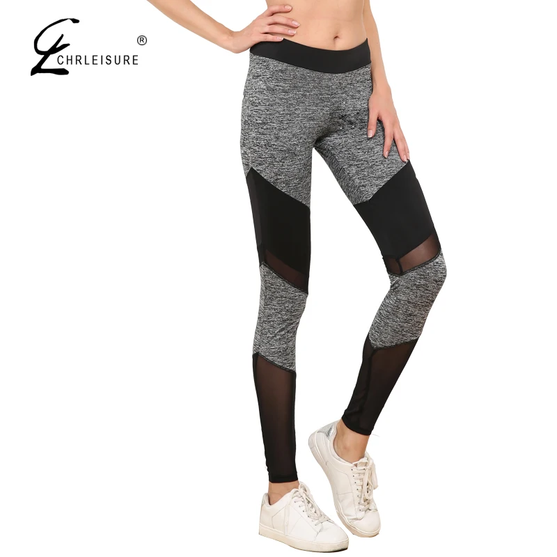 Chrleisure s xl 5 цвета сексуальная mesh леггинсы женщины тренировки плюс размер