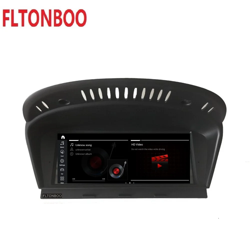 Excellent ID7 Android 9.0 for bmw Series 5 E60, E61, E62, E63,E90 car gps,Wifi,canbus,steering wheel,copy map,6 core,32GB ROM,1280x480 32