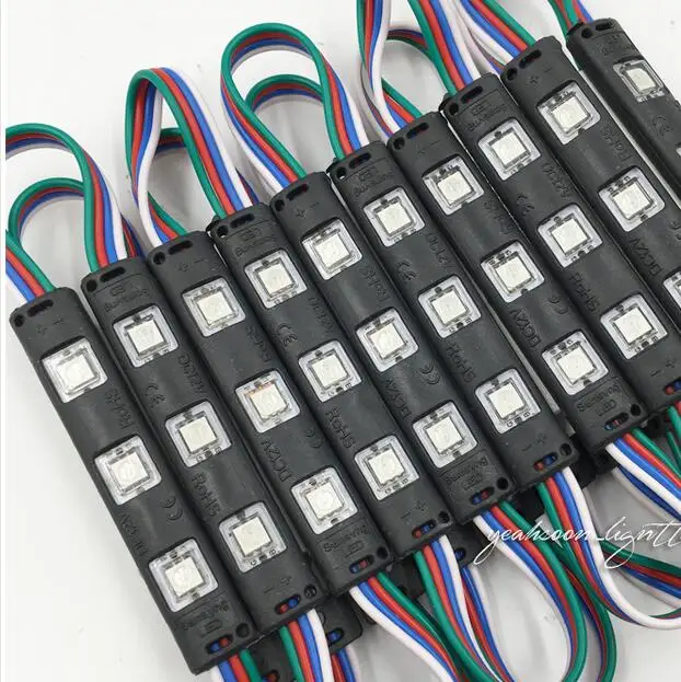 DC12V 5050 RGB светодиодный ные модули 7515 рекламные светящиеся символы для фоновой
