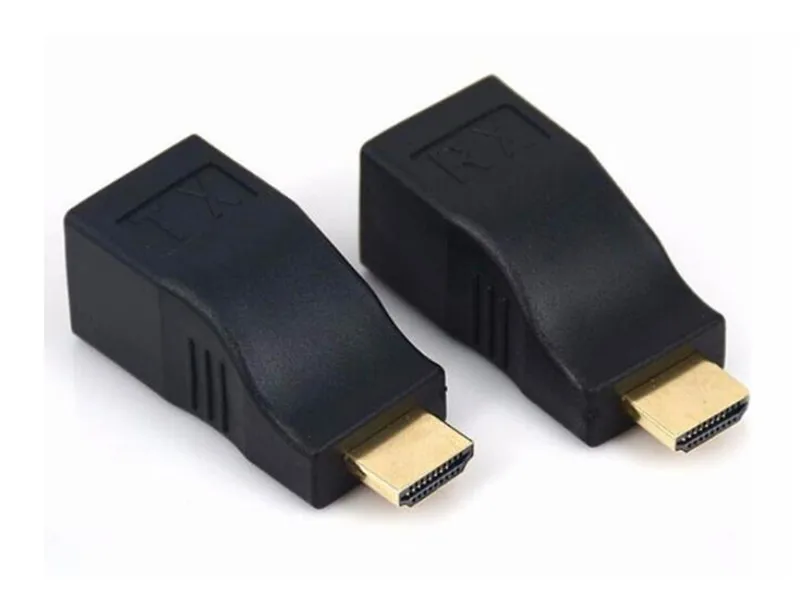 Черный HDMI по RJ45 CAT5e CAT6 UTP LAN Ethernet балун расширитель ретранслятор-1080 p 3D HD Oct30 HW
