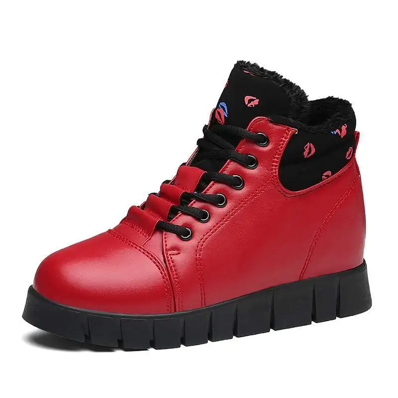 

The New 2018.High In Women's Shoes In Autumn and Winter, with Flat, Thick and Soft Soles, Comfortable and Warm