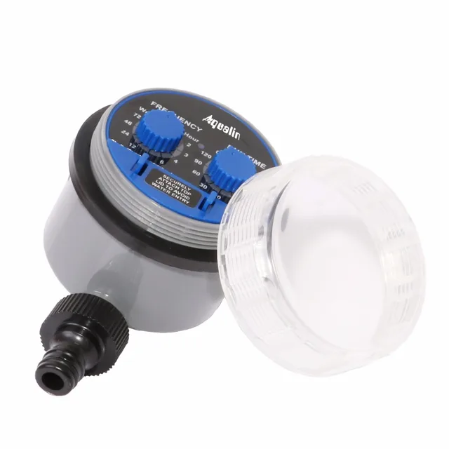 2pcs Aqualin Ball Valve Automatic Electronic Water Timer Home Garden Irrigation Controller Watering Timer  System #21025-2