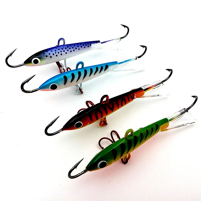 1pcs 83mm 18g Fishing Lure winter  Ice Fishing Hard Bait Minnow Pesca Tackle Isca Artificial Bait Crankbait Swimbait 219