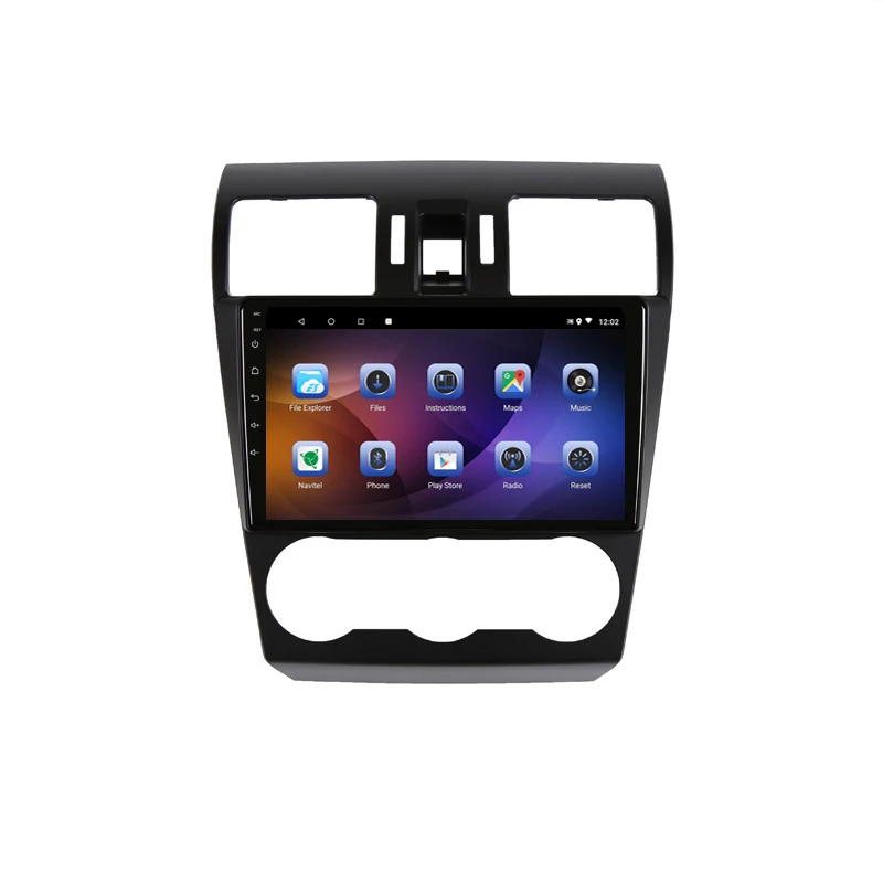 Top 9" 4G RAM 8 cores Android Car DVD GPS Navigation For Subaru Forester XV WRX 2013-2018 audio stereo car radio headunit wifi 2