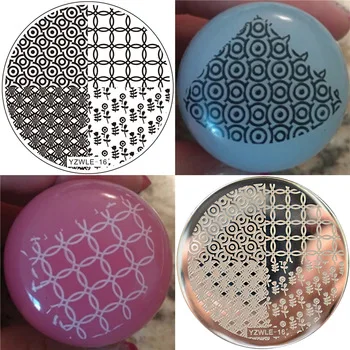 Small Flower llusion Theme Design Nail Art Template Image Stamping Print Plate Stamper Beauty Manicure Decor Tool