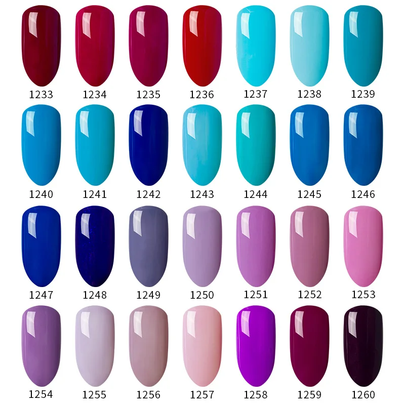 Sexymix Gel 2Pcs Lot UV Nail Polish Pink Color Series Nail Gel lacquer Soak Off Semi 5