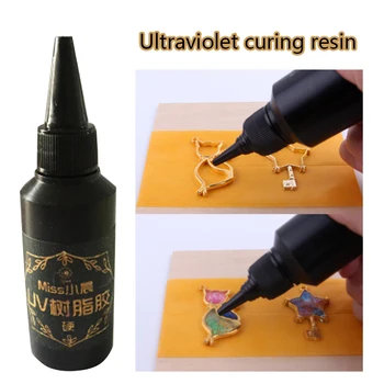 

Ruby Shellac Girls Gifts Sunlight Activated HARD Graceful Party 1PC Jewelry DIY Uv Curing Resin Solution UV Resin Unique 25g/60g