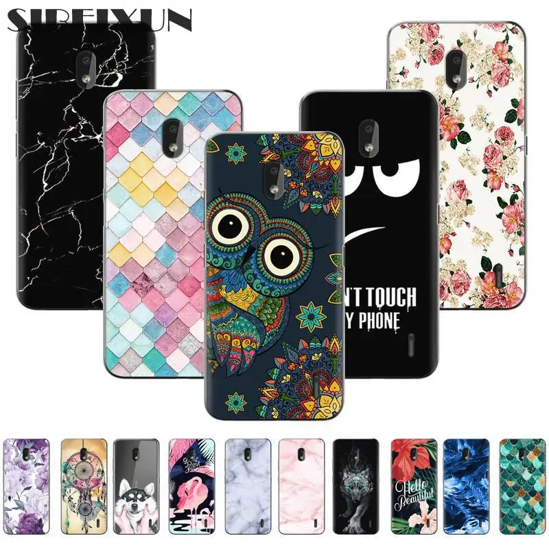 

For Nokia 2.2 Case Cute Caroon Painted Soft Silicone TPU Back Cases For Nokia 2.2 Phone Cover Funda Capa