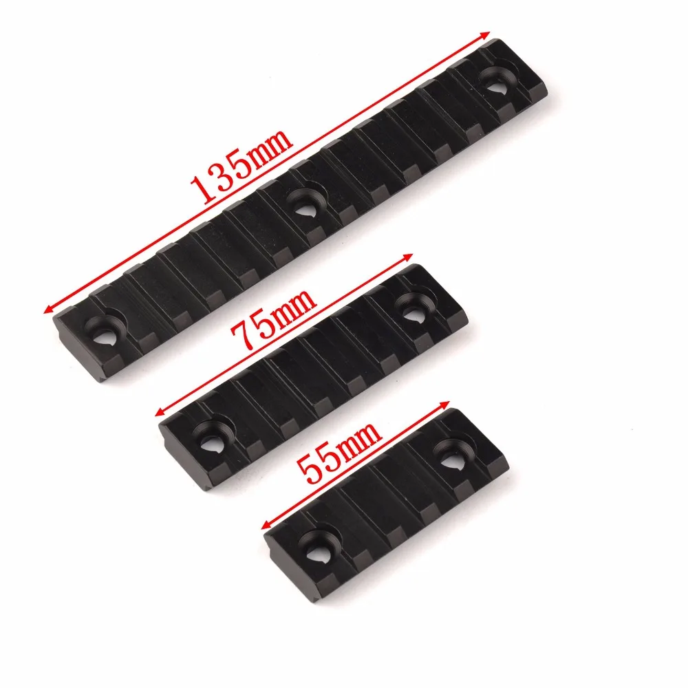 2 &quot3&quot 5 &quotПикатинни Вивер рейку 5/7/13 слот Handguard секция 3 размера один набор Keymod