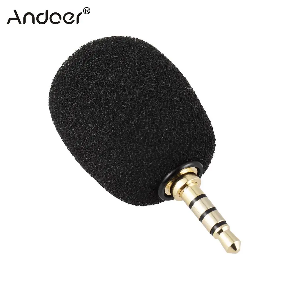 

Andoer EY-620A Mobile Phone Portable Mini Omni-Directional Mic Microphone for Recorder for iPhone Samsung Huawei Xiaomi