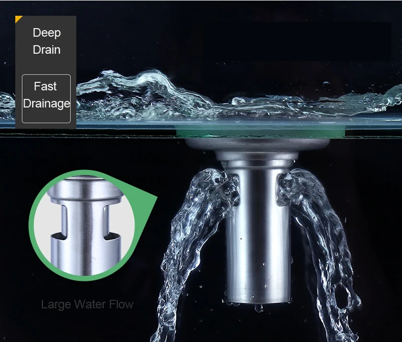Сток в полу из нержавеющей стали квадратная Ванная комната душ отходов Слив 10 см Кухня двойная анти-запах напольная дренажная решетка крышка