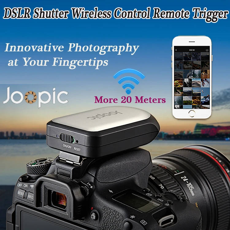 Joopic Shutter wireless control remote trigger for Canon/Nikon DSLR