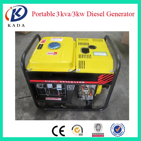 Air Cooled Diesel Generator Single Phase Open Type Diesel Generator 3KW 50HZ 220V 1500RPM Air Cooled Diesel Generator Single Phase Open Type Diesel Generator 3KW 50HZ 220V 1500RPM
