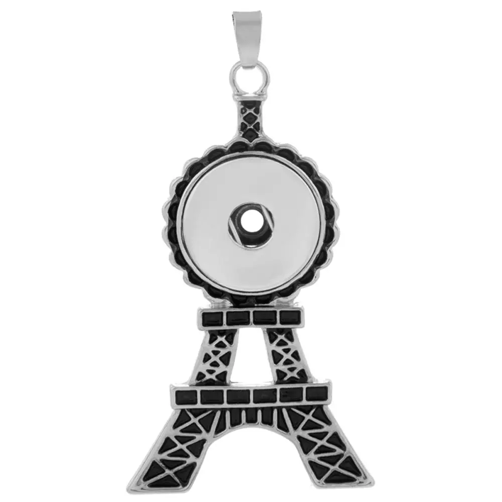 Partnerbeads Винтаж Перо череп ключ слон Фея Эйфелева башня кнопки Подвески для Для