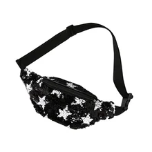 Sequin поясная сумка город беговые сумки для женщин звездный узор поясная сумка уличная спортивная сумка Спортивные дорожные сумки через плечо