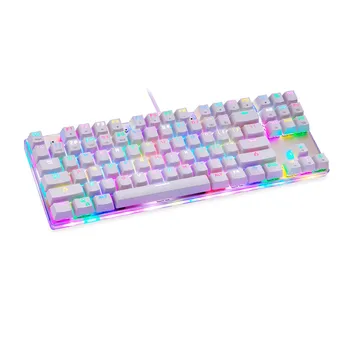 

MOTOSPEED K87s Gaming Keyboard Colorful Illuminated Backlight Wired Gaming Backlit Keyboard for Computer Game Keyboards 424#3