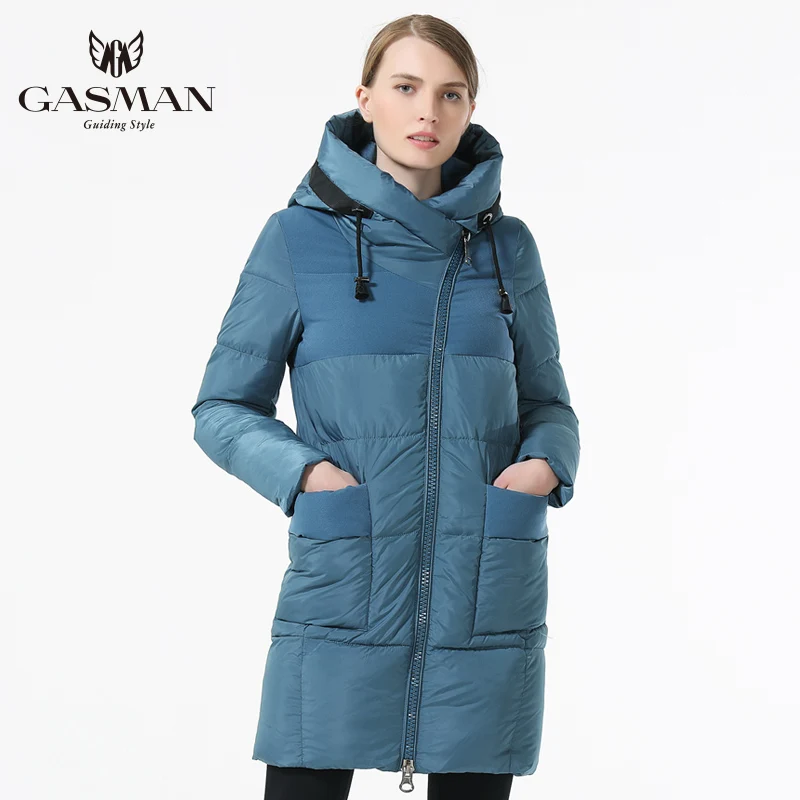 GASMAN Slim Women Coat Winter 2018 Womens Jackets And Parka Down New Winter Collection Hooded Warm Windproof Jacket Women's
