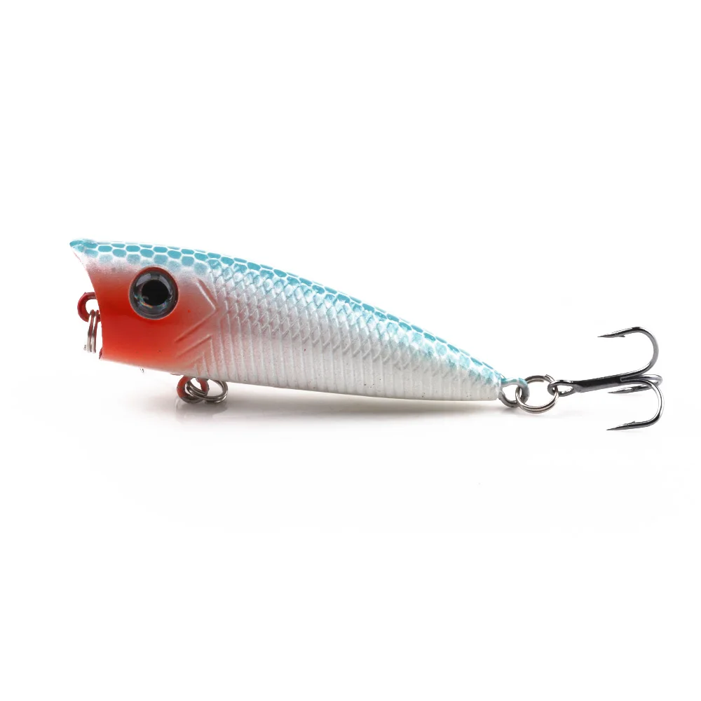 

1PC Popper Fishing Lure Crankbait 5.5cm 6g Artificial Hard Crank Bait Bass Pesca Wobblers Japan Topwater Minnow Isca Lure Tackle