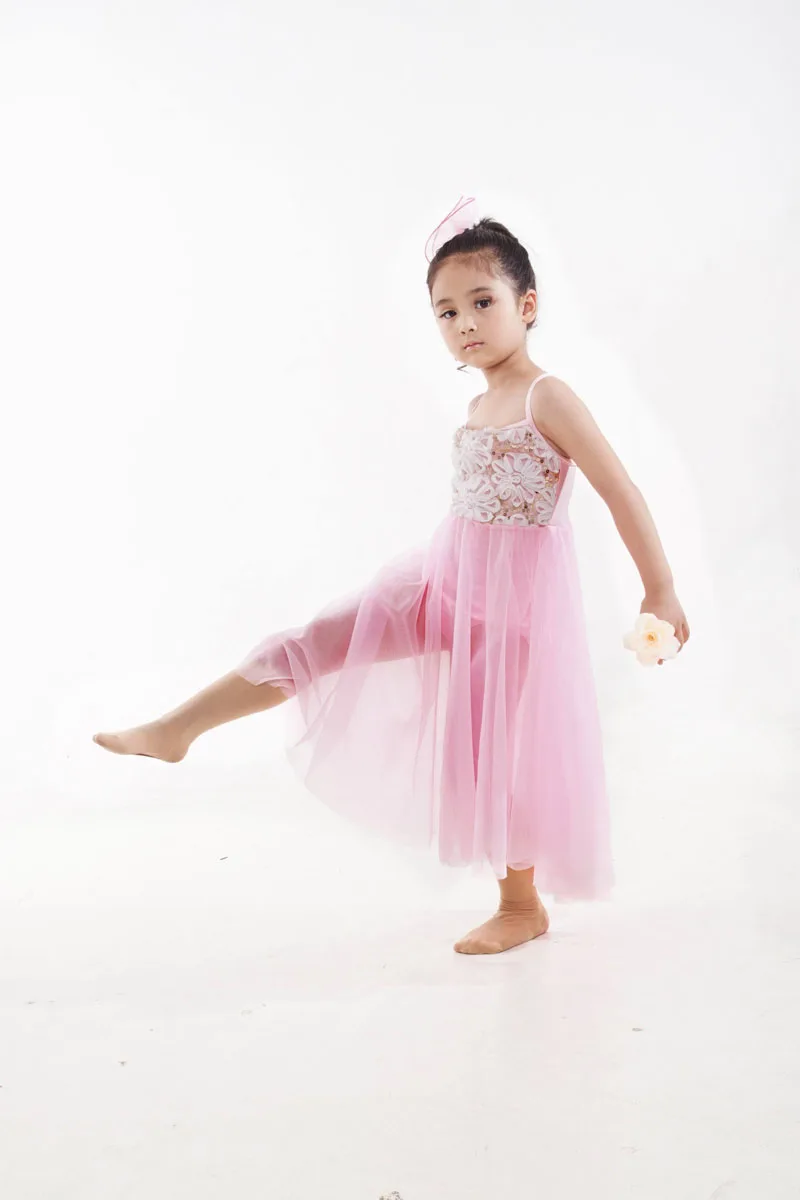 Балетная юбка-пачка, детская юбка-пачка на осень/зиму, длинный рукав для танцев, платье и одежда для тренировок, Детский костюм
