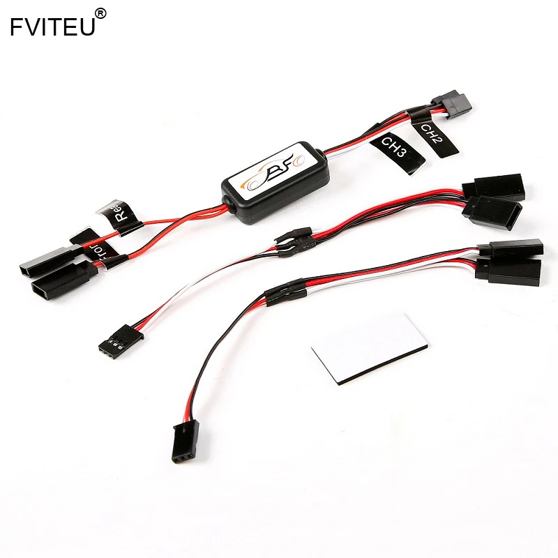 

FVITEU light controller Fits 1/5 HPI Baja 5B 5T 5SC Rovan King Motor Losi 5ive T