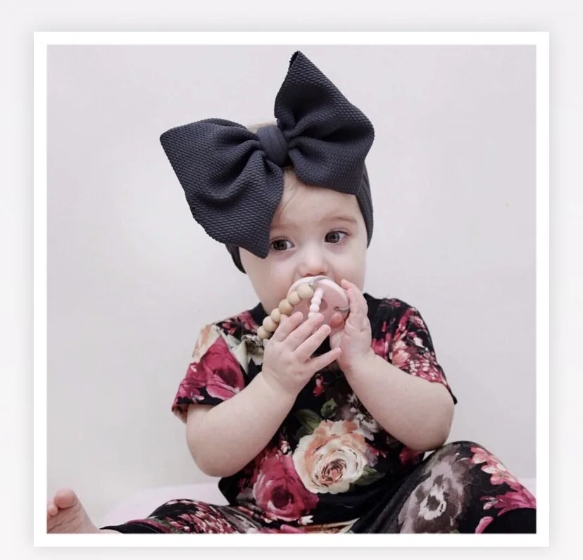 

Newborn Baby Girl Headband Hairband Baby Girl Headbands Bandeau Bebe FilleToddler Fabric Bow Knot Headwraps Turban Headwear