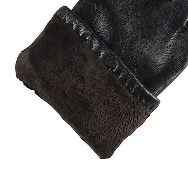 Fashion Genuine Leather Gloves For Women Thermal Winter Wrist Solid Sheepskin Gloves Female 2019 Free Shipping L003NC Fashion Genuine Leather Gloves For Women Thermal Winter Wrist Solid Sheepskin Gloves Female 2019 Free Shipping L003NC