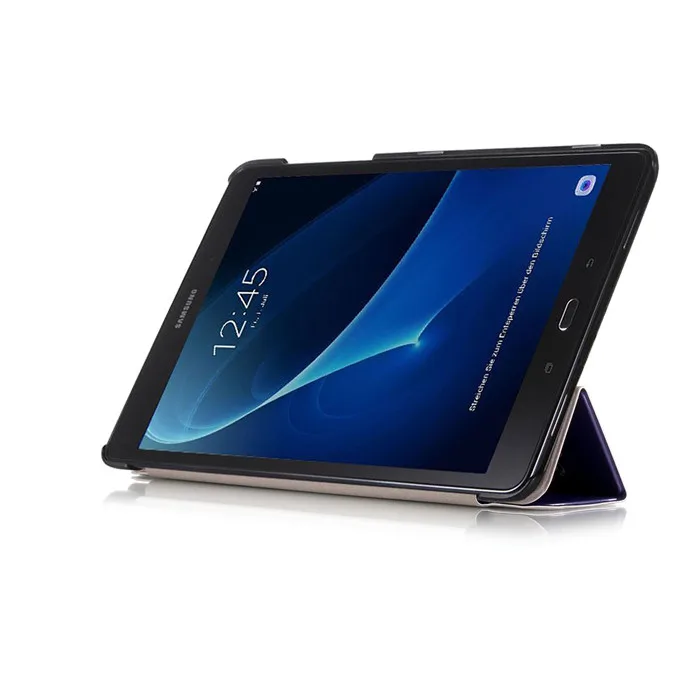 50 шт. PU Стенд чехол для Samsung Galaxy Tab 10.1 T580 t585 t580n t585n 10." Планшеты+ Экран протектор