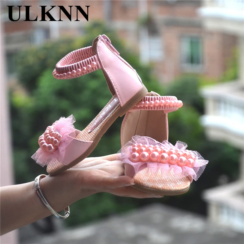 PURPLE PINK WHITE Children Shoes Girls Princess Shoes Fashion Girls Sandals Kids Designer Single Summer New Sandals