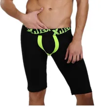 Men's boxer short  Home shorts U-bag knee-length 6 colors S M L XL