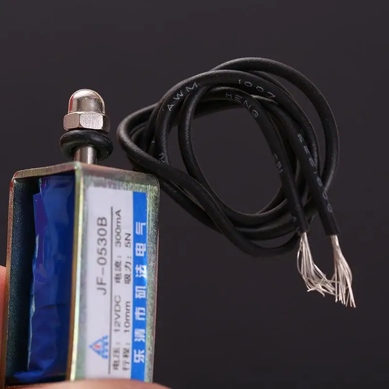 Микро Мини электромагнитный клапан Электромагнит открытый каркас DC нажимно-Тяговый Магнит 12 В DC для электрического воздушного клапана водяной газовый клапан