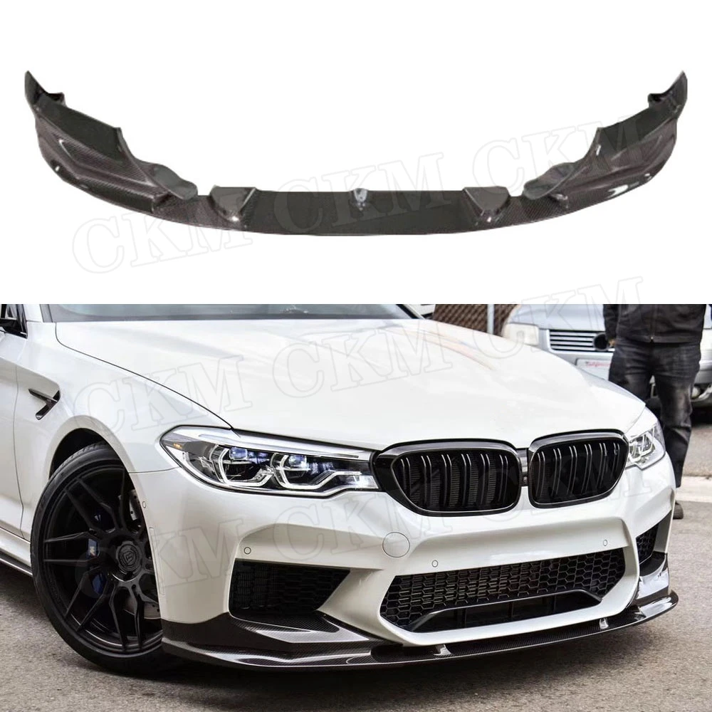 5 серий передний бампер из углеродного волокна спойлер фартук для BMW F90 M5
