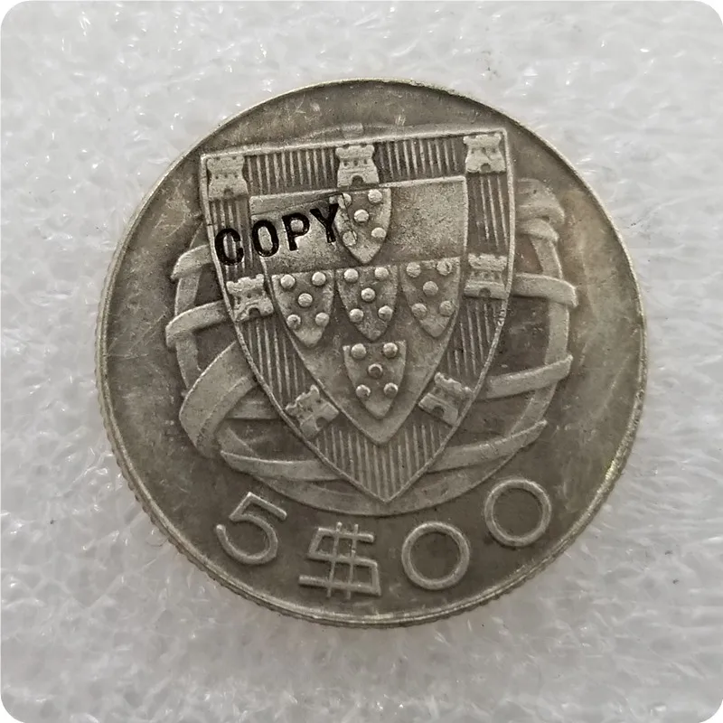 Португалия 5$00 ESCUDOS 1932,1937 копия монет памятные монеты-копии монет медаль коллекционные монеты