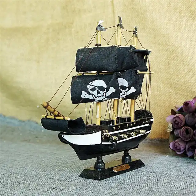 Model Building Kits Ship Model Wood Sailboat Pirate Of The Caribbean
