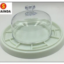 2 в 1 пластиковые часы части движение пылезащитный чехол и лоток для ремонта часов