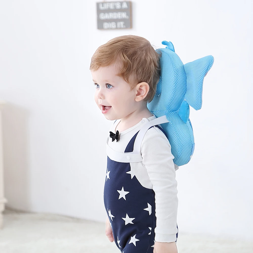 

Baby Anti-Fall Walking Pillow Neck Care Pad Pad Head Protection Pillow Toddler Safety Harnesses Backpack Infant Breathable Head