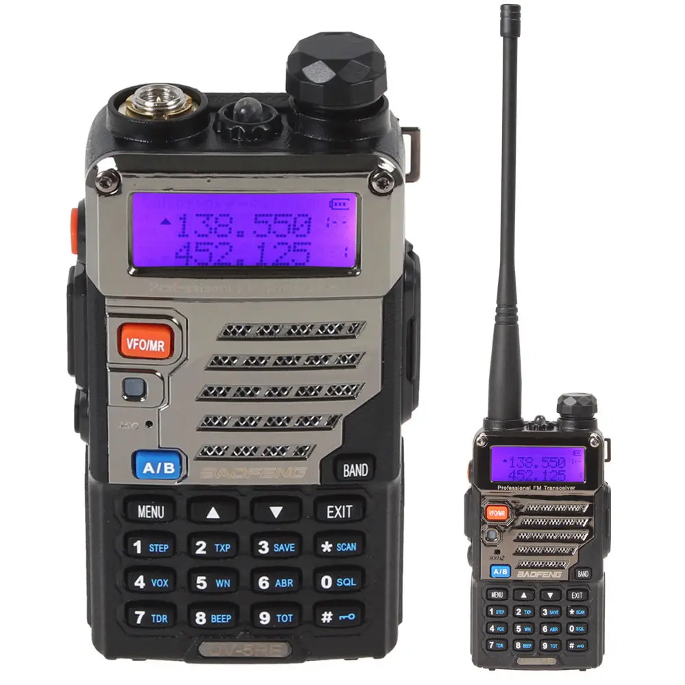 Baofeng уф-5re рация укв / UHF 136 - 174/400 520 мГц Tranceiver с бесплатной PPT наушники | Мобильные