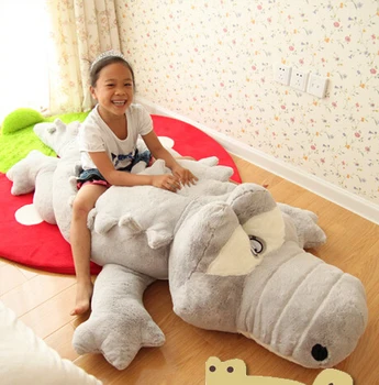 

105cm Stuffed animals Big Size Simulation Crocodile kawaii Plush Toy Cushion Pillow Toys for kids free shipping