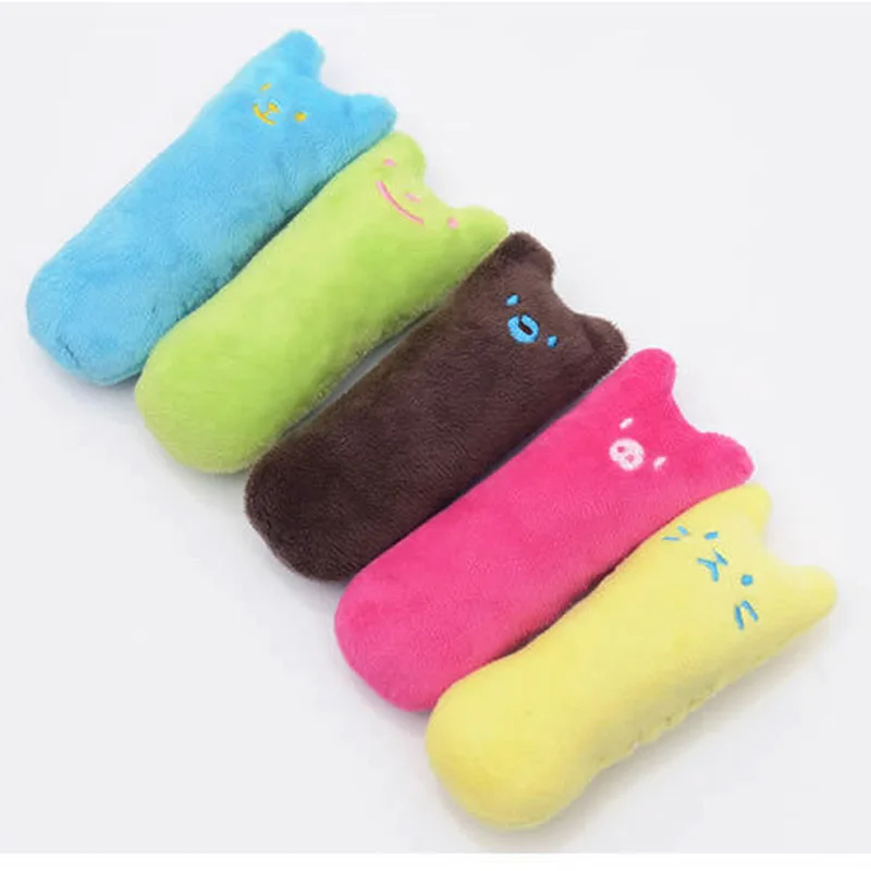 Cat Toys Funny Grinding Catnip Interactive Plush Cat Toy Pet Kitten Chewing Toy Claws Thumb Bite Cat Mint For Cats Teeth Toys