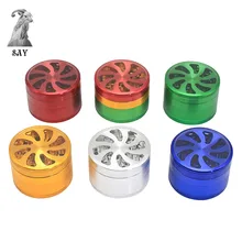 SY Creative Petal Cover Diameter 63MM Four-layer Aluminum Alloy Grinder Herb Grinder Tobacco Crusher Smoking Accessories